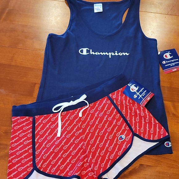 Champion Other - NWT! Champion Blue/Red PJ Set Size Lrg.